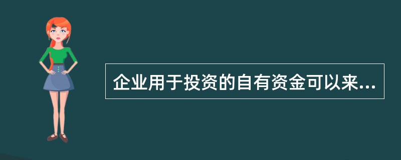 企業自有資金投資的來源解析
